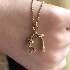 Vintage Juicy Couture Wishbone Necklace